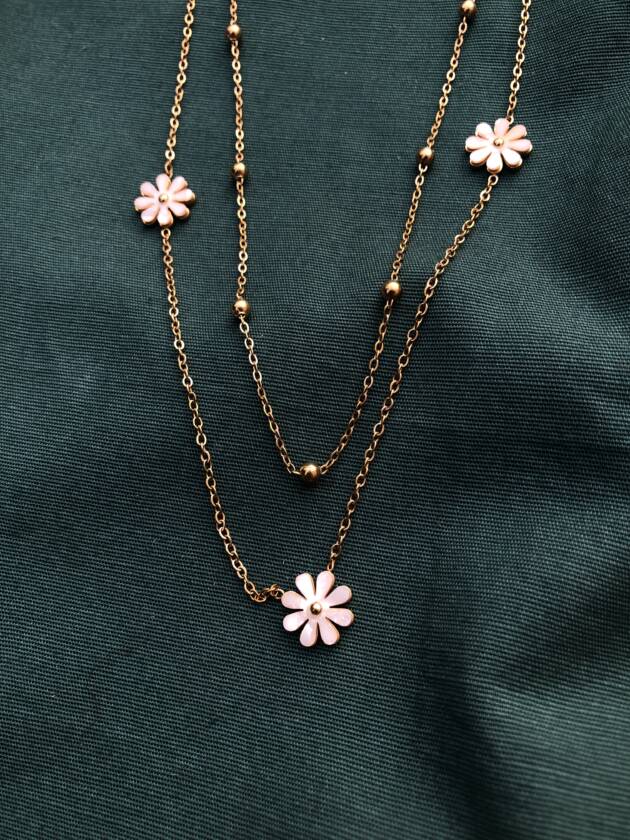 Daisy Layered Necklace